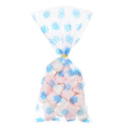 Пакет подарочный набор 50 штук 13х27 Новый год Снежинки / NG1050 /уп 100/ - Галеонтрейд фото 5
