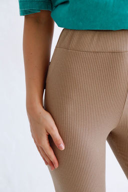 Martichelli Леггинсы со штрипками какао  фото 12