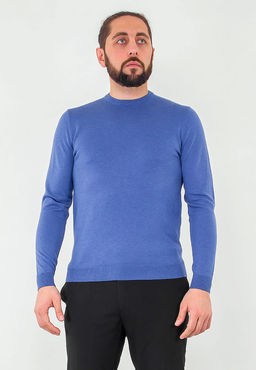 Джемпер мужской GREG G121-135299 (голубой меланж)  фото 8