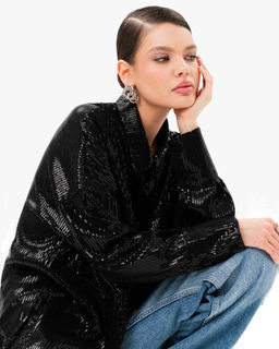 Рубашка с пайетками