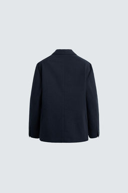 TEXTURED REGULAR FIT BLAZER - Zara фото 8