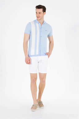 Мужской голубой свитер - U.s. polo assn фото 11