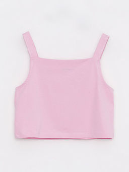 Kare Yaka Basic Ask?l? K?z ?ocuk Crop Atlet - Waikiki фото 2