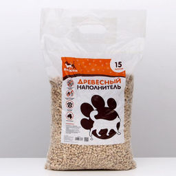 Наполнитель древесный Пижон 15л