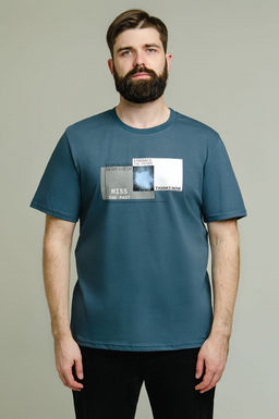 Арт. 61131 Футболка мужская 48-56 (5 шт) Цвет:изумруд - Идеал фото 5