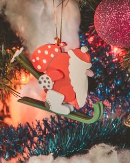 Новогодние елочные игрушки - Дед Мороз 3020