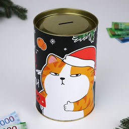 Копилка новогодняя подарок «Новый год: Деньги зло», XXL, 20×12.5 см