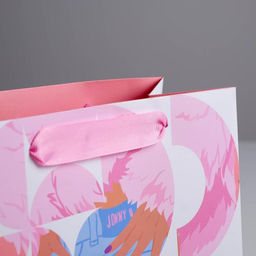 Цена за 3 шт. Пакет подарочный ламинированный квадратный, упаковка, «Love», 22 х 22 х 11 см