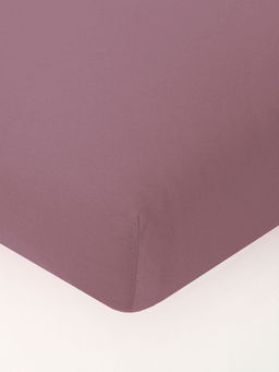 Простыня трикотажная на резинке - Какао 140х200х20