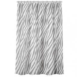 Шторка для ванной 180*180 см, ZEBRA белый, ПЕВА, SWC-50-22 арт. 461-640