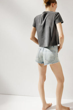 WASHED T-SHIRT WITH SLOGAN - Zara фото 18