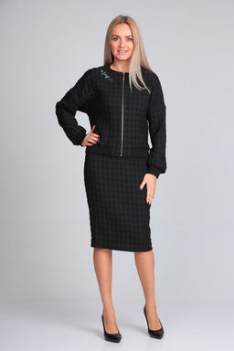Костюм Gamma & Gracia 609 черный клетка  фото 4
