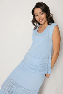 ЗЛАТА Джемпер И 024/голубой