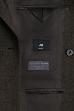 Regular Fit Wool-blend double-breasted jacket - H&m фото 5