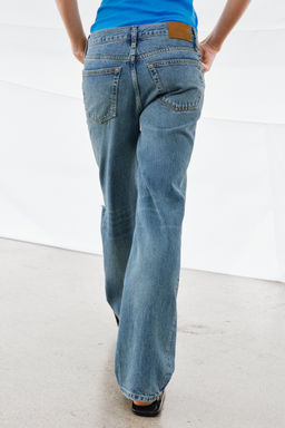 JEANS ZW COLLECTION BOOTCUT TIRO MEDIO / Azul medio - Zara фото 7