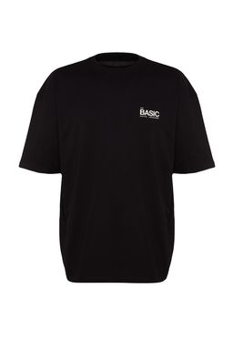 TRENDYOL MAN Gri Oversize Bisiklet Yaka Slogan Orme T-Shirt TMNSS23TS00263 - Trendyolmilla фото 11