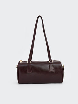 Deri G?r?n?ml? Kad?n Bowling Omuz ?antas?