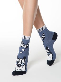 Носки жен. HAPPY 18С-268СП (60/6) - 425 темный джинс