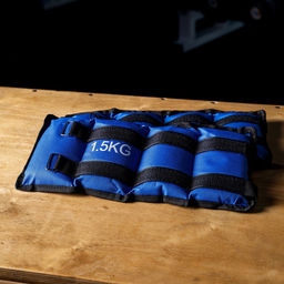 Утяжелители ONLYTOP, 2 шт. × 1.5 кг, цвет синий