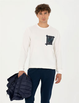 Ekru Sweatshirt - Pierre cardin фото 3