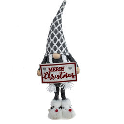 Игрушка набивная с подсветкой "Гном", L18 W10 H51 см, 2в.