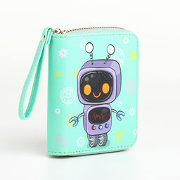 Кошелёк на молнии, салатовый