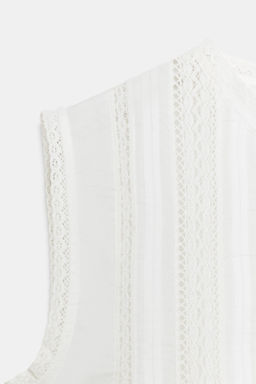 BLUSA ROM?NTICA BORDADA ZW COLLECTION / Blanco - Zara фото 7