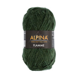 Пряжа ALPINA FLAMME 59% хлопок, 29% шерсть, 12% акрил 10 шт. х 50 г 90 м  5 м