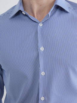 Рубашка мужская Slim Fit полосатая