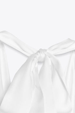 SATIN HALTER TOP - Zara фото 6