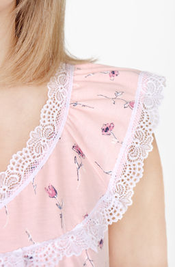 Сорочка Пелерина С-310 (48-56) кулирка - Лотос фото 2