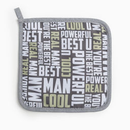 Набор подарочный Доляна Best man: варежка 20х28 см, прихватка 17х17 см, 2 лопатки  фото 6