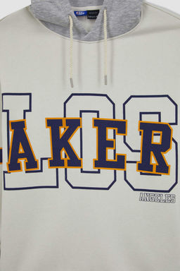 DeFactoFit Толстовка свободного покроя с капюшоном NBA Los Angeles Lakers  фото 7