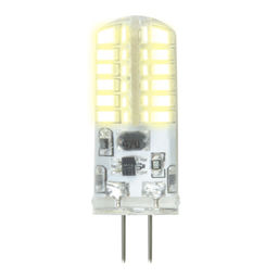 LED-JC-12/3W/3000K/G4/CL SIZ05TR Лампа светодиодная с силиконовым покрытием. Теплый белый свет (3000К). Картон. ТМ Uniel