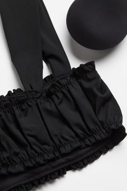 Top de bikini bandeau con relleno - H&m фото 3