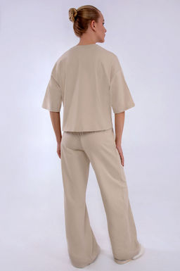 Арт. 10804/8  Домашний костюм с брюками  44-52 (5 шт) Цвет:бежевый