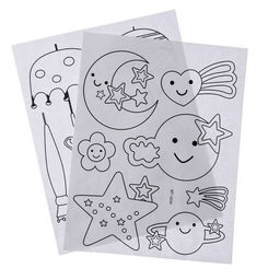 Набор для творчества: аппликация пайетками и раскраска - наклейки Улыбки - Школа талантов фото 16