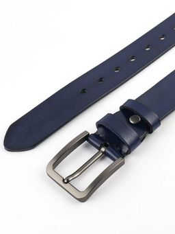 Мужской кожаный ремень Dierhoff ДРК 3057/2-40 Синий