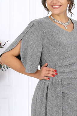 Платье Ninele 7509 серебро фото 9