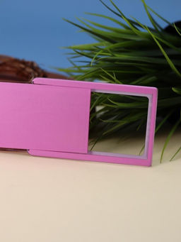 Футляр для карт с брелком "Camera", pink