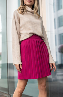 Свитер трикотажный бежевый - Donna saggia фото 4