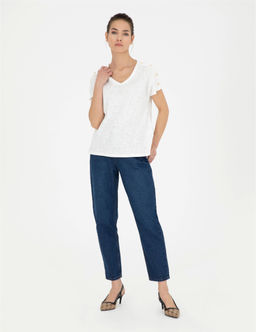 Ekru Regular Fit Ti__rt - Pierre cardin фото 4