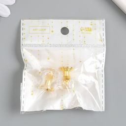 Цена за 2 шт. Ручка для шкатулки металл Кристалл 2,2х2,2х2,2 см - Арт узор фото 4