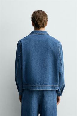 CAZADORA DENIM CREMALLERA / Azul - Zara фото 3