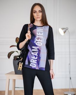 авторский лонгслив - Elena sorti фото 8
