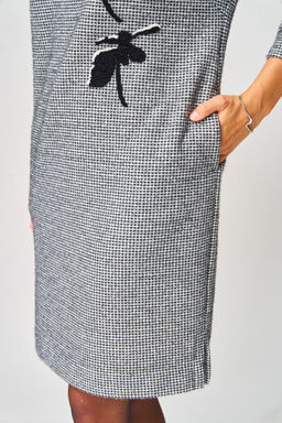 Платье LAIKONY 183 черно-белый  фото 5
