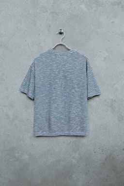 STORIESZ - CAMISETA RAYAS FLAM? LIGHT WEIGHT / Azul / Blanco - Zara фото 2