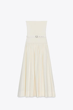 CONTRAST BELT DRESS - Zara фото 6