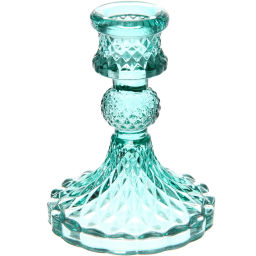 Цена за 4 шт. Подсвечник "Элисон" 8*10,5 см, Изумруд