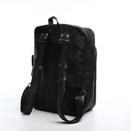 Рюкзак мужской на молнии, 2 наружных кармана, цвет серый - Simaland фото 4